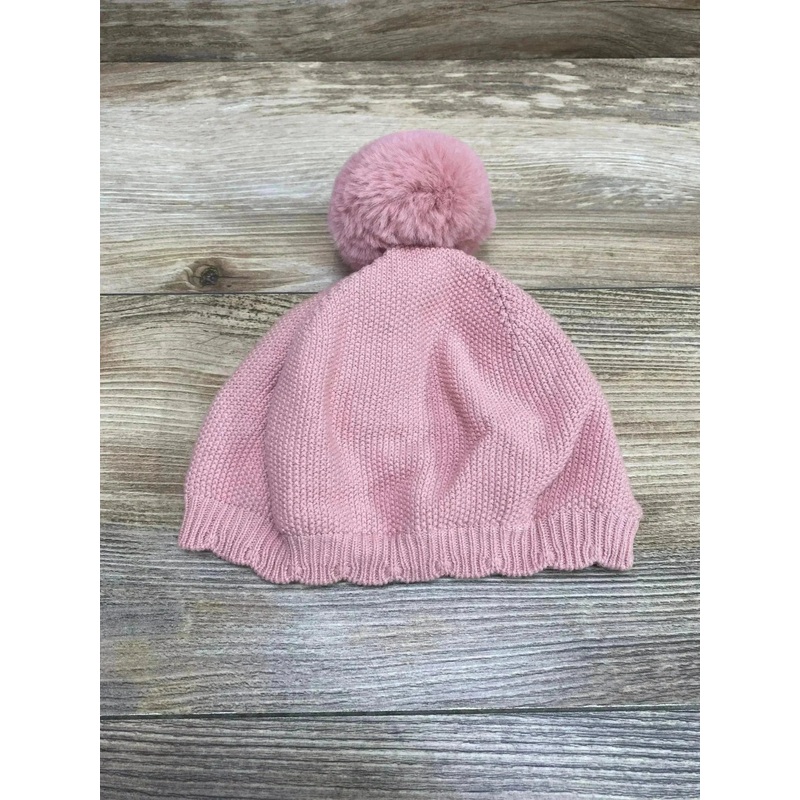 Janie & Jack Pom Beret Pink Sz 6-12m