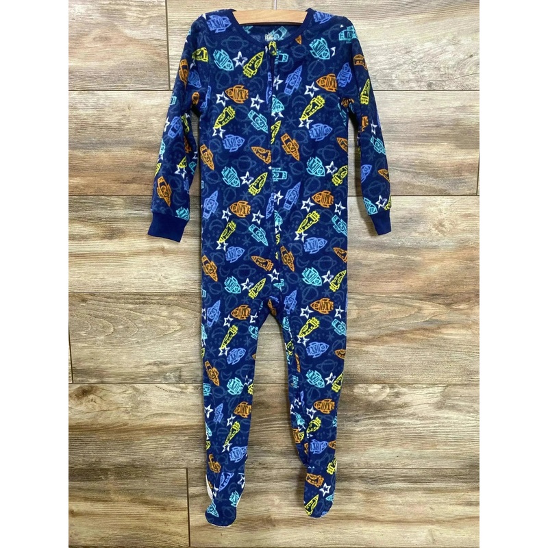 Kids Headquarters Space Blanket Sleeper Blue sz 4T