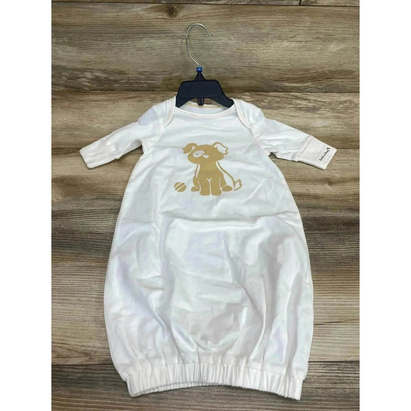NEW Bunnies By The Bay Skipit’s Gown White sz 0-3m