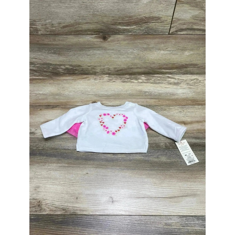 NEW Cat & Jack 2pc Sweatshirt & Tutu Bottoms White sz Newborn