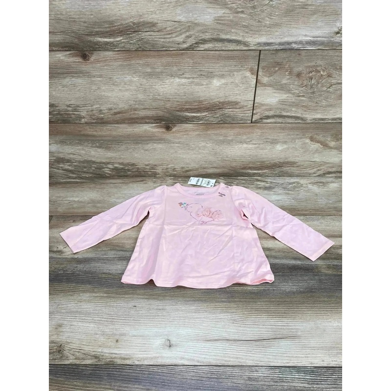 NEW First Impressions Birdie Shirt Pink sz 24m
