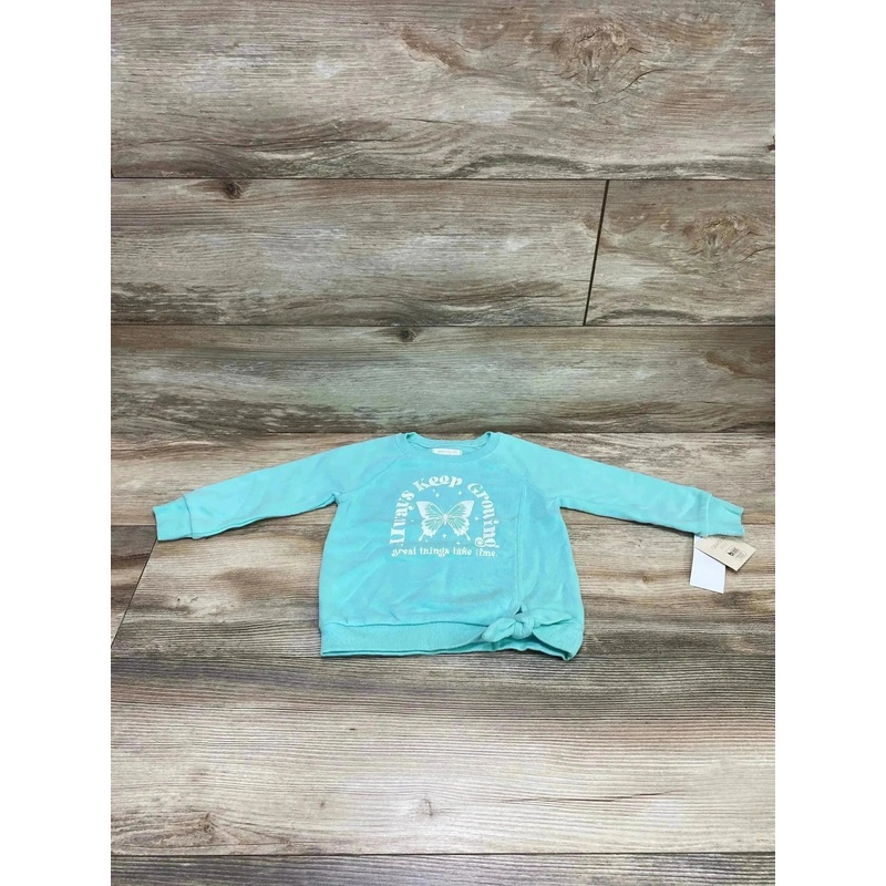 NEW Grayson Mini Mint Always Keep Growing Sweatshirt sz 2T