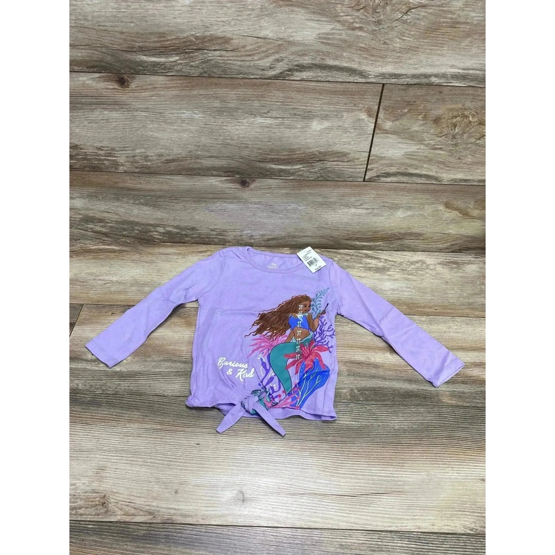 NEW Little Mermaid Lavender Top sz 3T