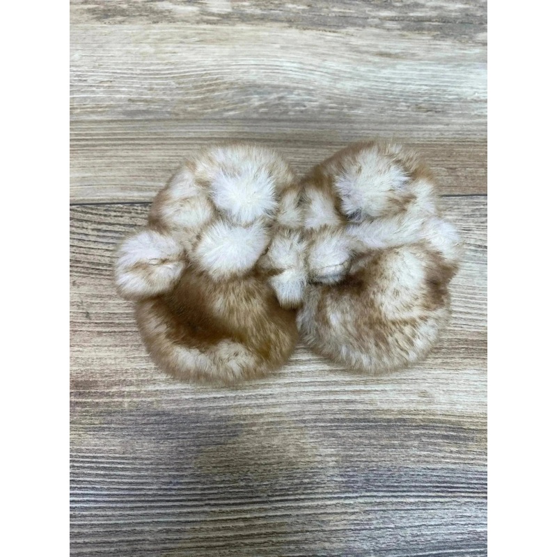 NWoT Carter’s Just One You Baby Const N Bear Slippers – Beige Sz NB