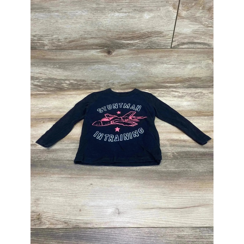 Oshkosh Stuntman In Training Shirt Black sz 2T