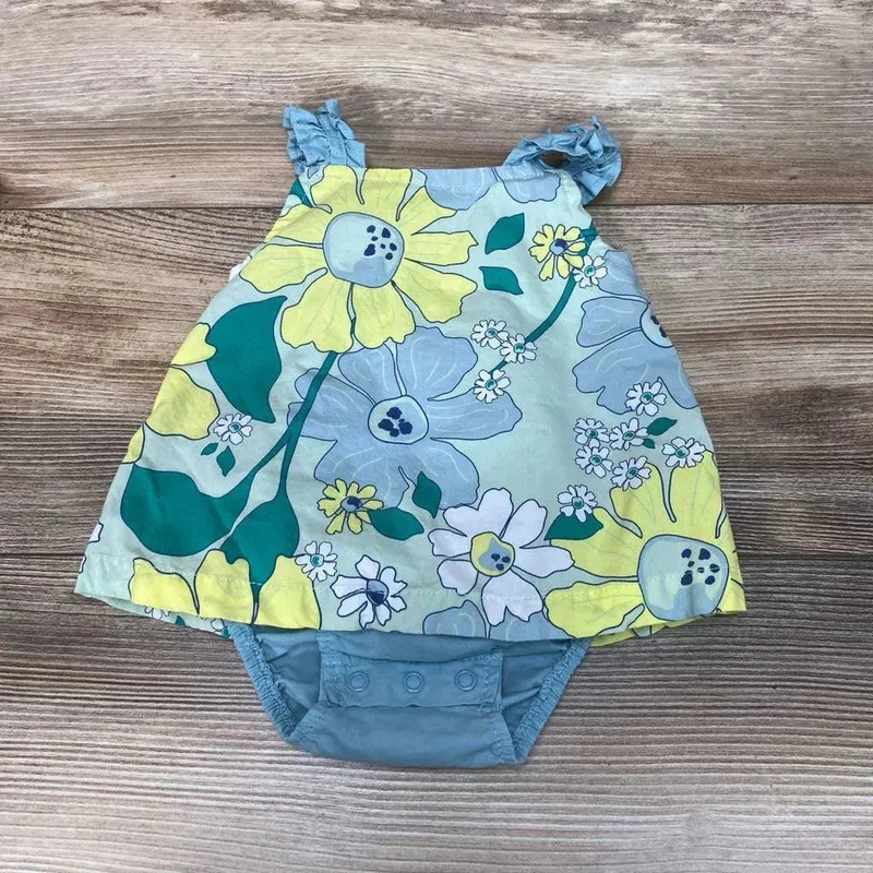 Just One You Floral Bodysuit Dress sz 3m Blue 3m Used