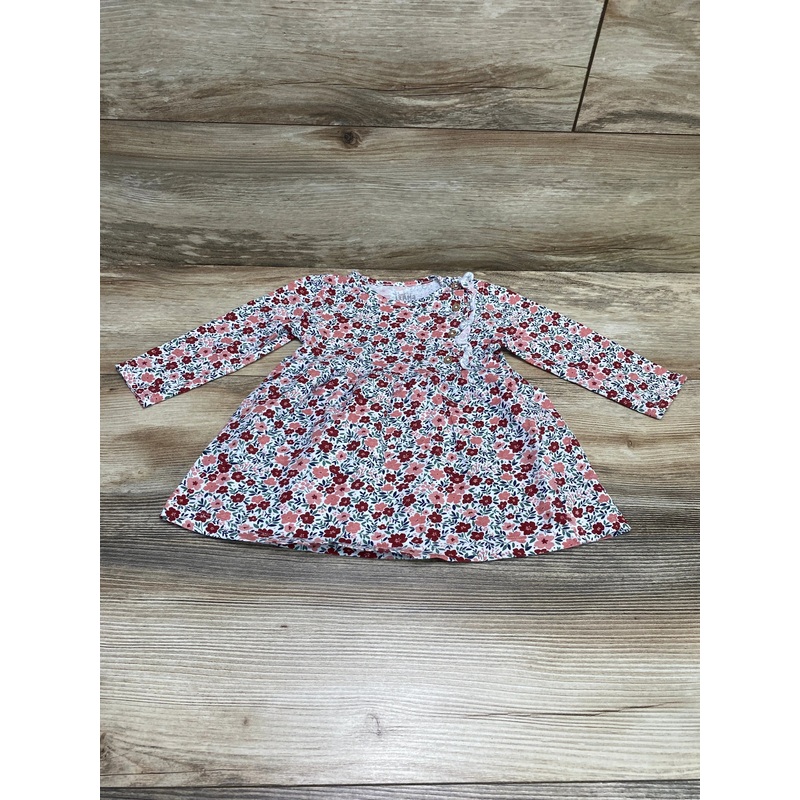 Laughing Llama Floral Dress White sz 12m