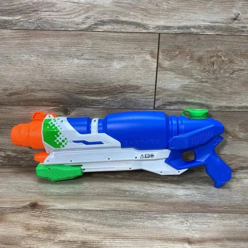 Nerf Super Soaker Barrage Blue New