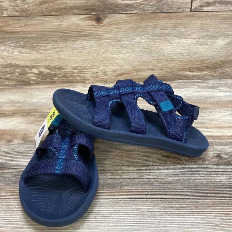 NEW All in Motion Lumi Ankle Strap Sandals sz 6Y Navy 6Y Used