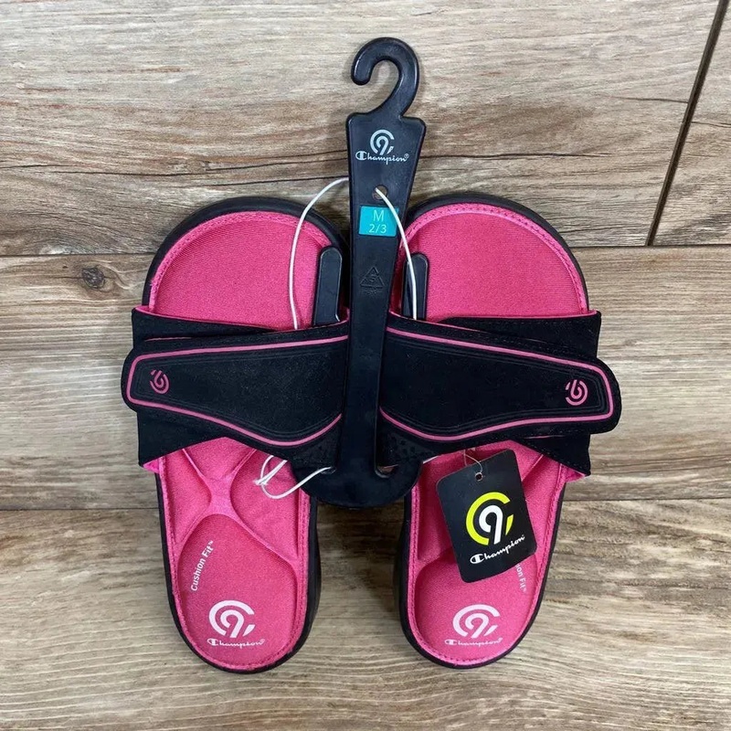 NEW C9 Valma Sport Memory Foam Slide Sandals sz 2/3Y Pink 2/3Y New