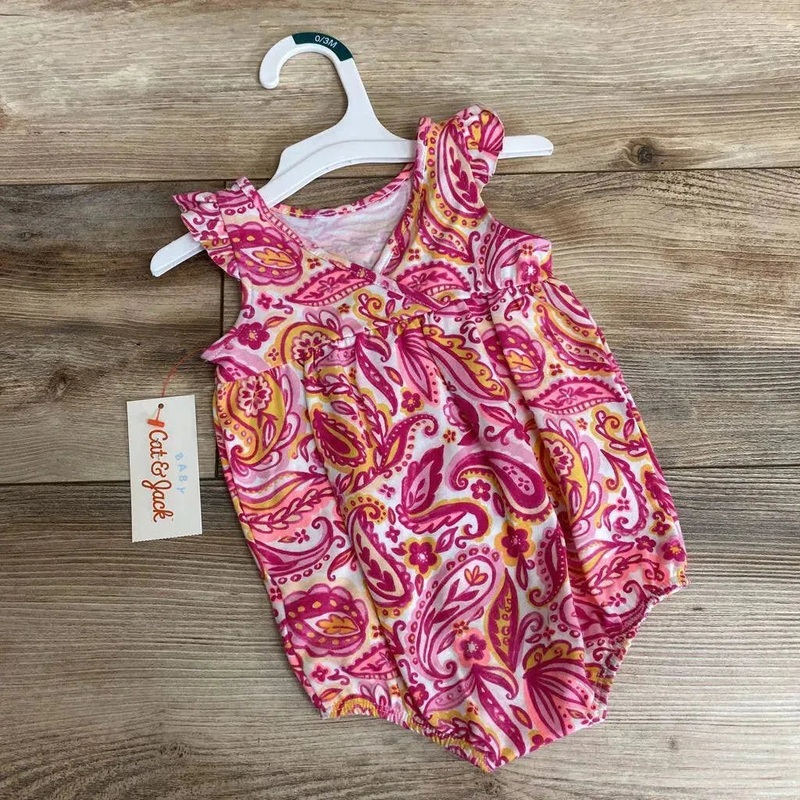 NEW Cat & Jack Paisley Sunsuit sz 0-3m 0-3m New