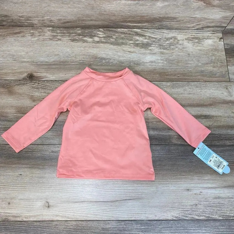 NEW Cat & Jack Rashguard Top sz 12m Pink 12m New