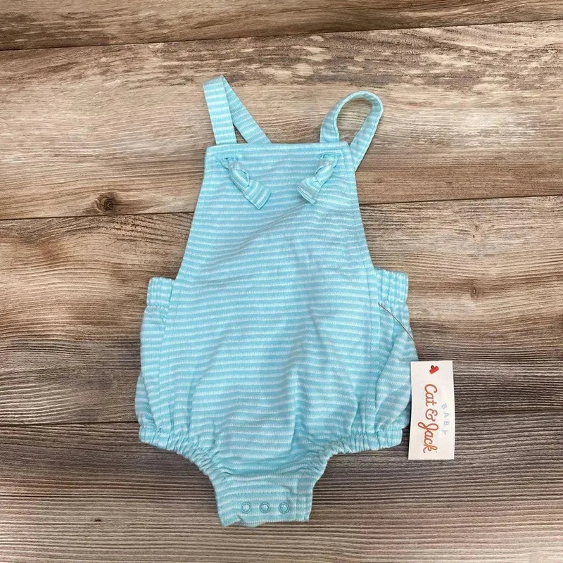 NEW Cat & Jack Textured Bubble Romper sz 12M Blue 12M New