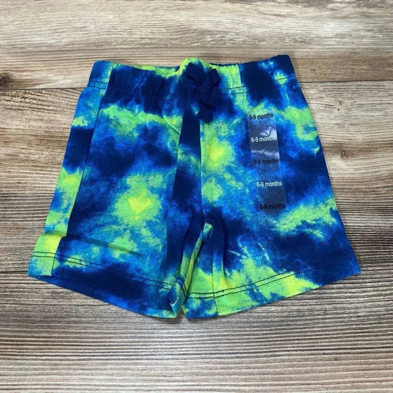 NEW First Impressions Tie-Dye Shorts sz 6-9m Blue 6-9m New