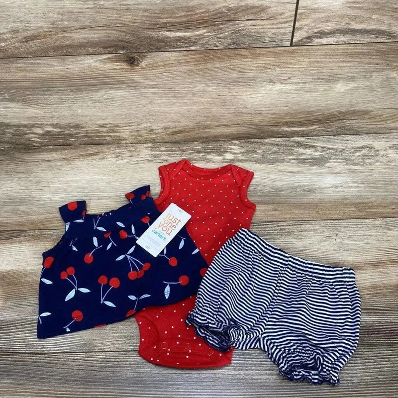 NEW Just One You 3pc Polka Dot Bodysuit Set sz NB Red NB New