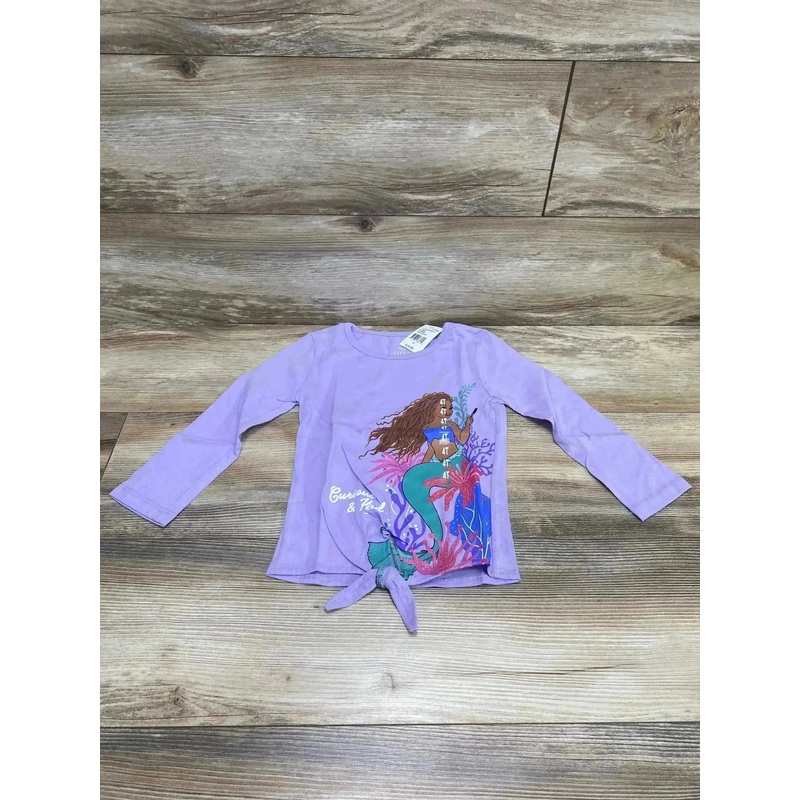 NEW Little Mermaid Lavender Top sz 4T