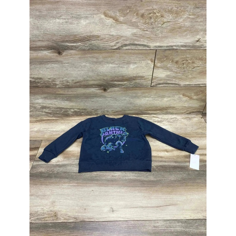 NEW Marvel Black Panther Sweatshirt Grey sz 2T