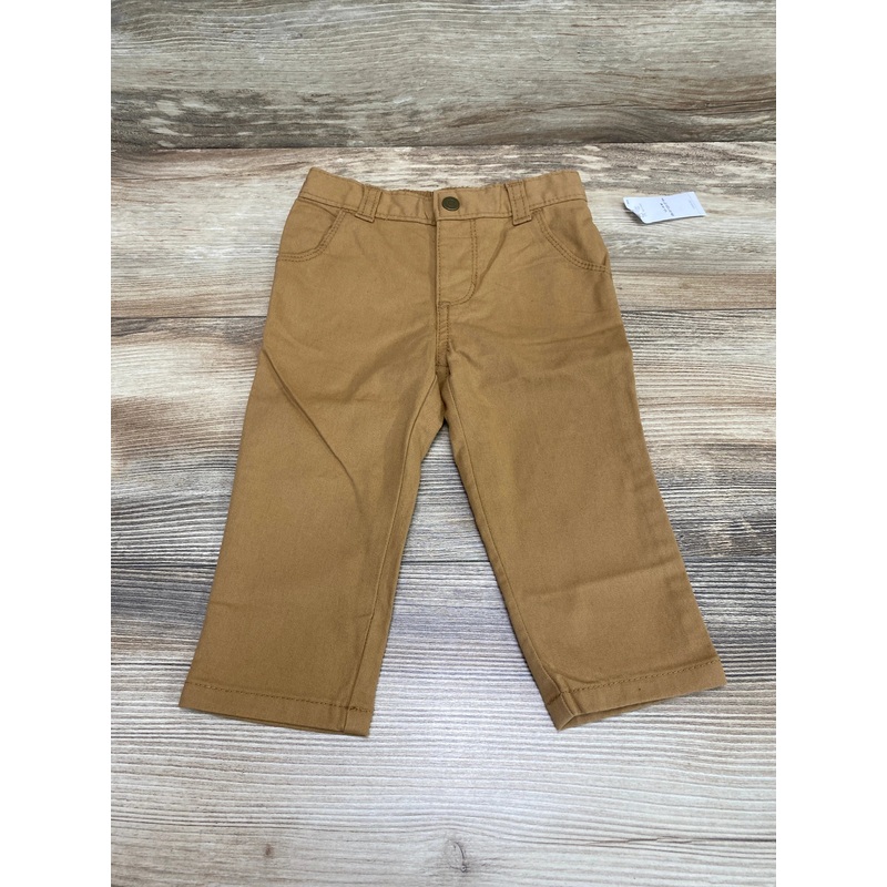 NEW Old Navy 360 Stretch Skinny Pants Bandolier Brown sz 12-18m