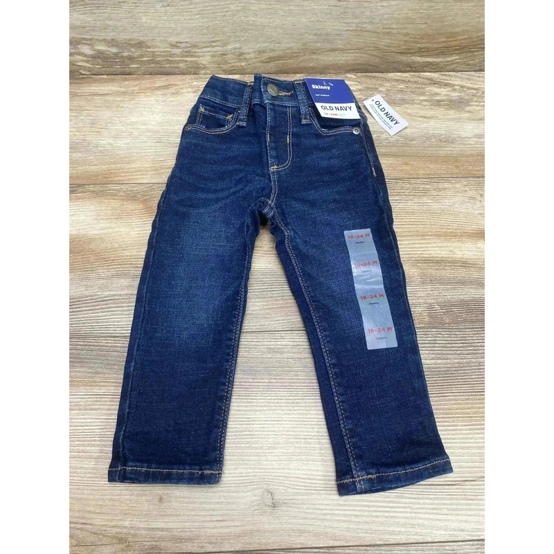 NEW Old Navy Slim 360 Stretch Skinny Blue Jeans sz 12-18m