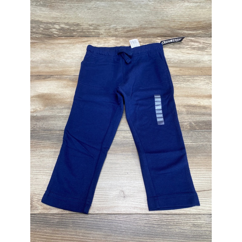 NEW OshKosh Navy Pull-On Pants sz 24m