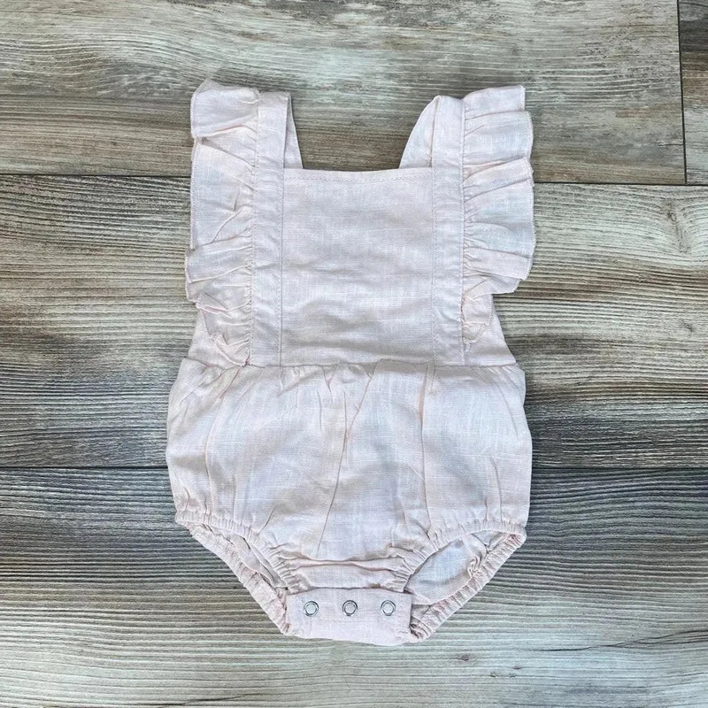 NWoT Ruffle Romper sz 3-6m Pink 3-6m New