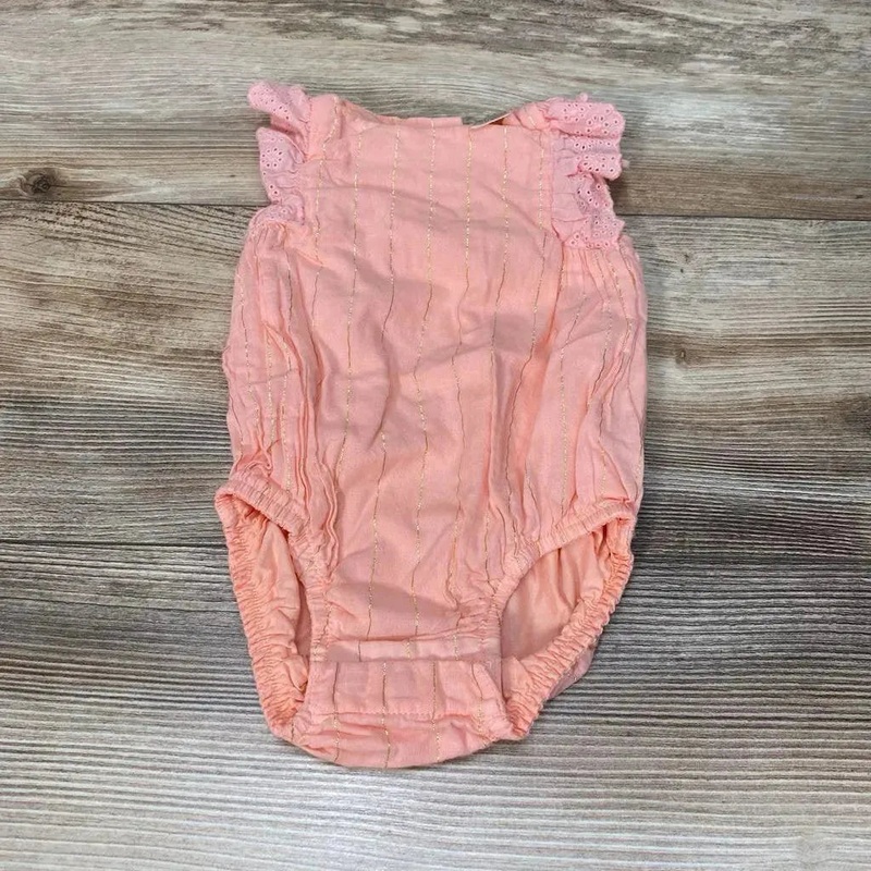 OshKosh Eyelet Sleeve Romper sz 3m Pink 3m Used