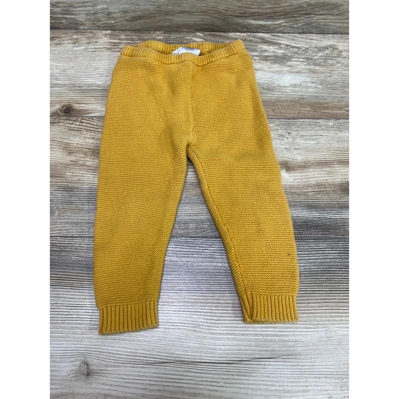 Baby Gap Knit Pants Yellow sz 18-24m