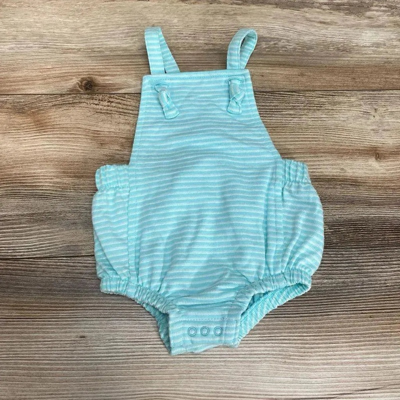 Cat & Jack Striped Bubble Romper sz 3-6m Blue 3-6m Used