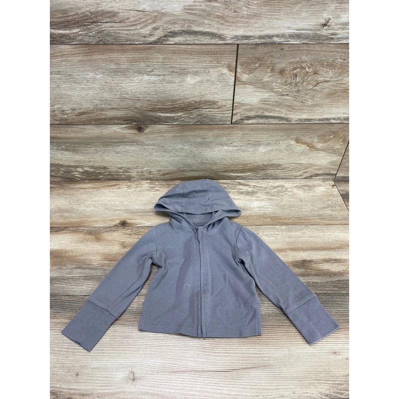Hanes Full Zip Hoodie Grey sz 12-18m