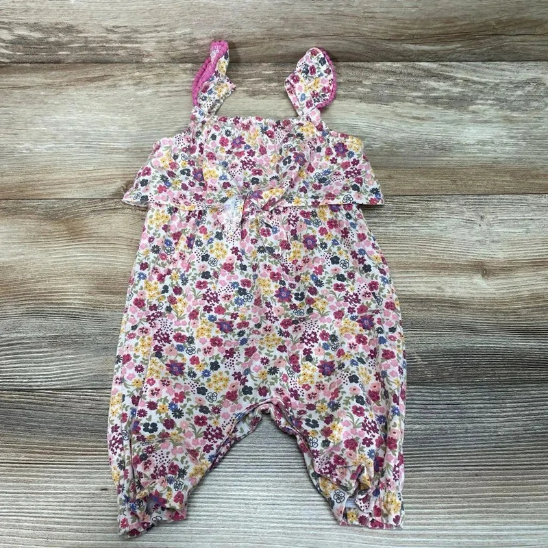 Jessica Simpson Floral Romper sz 0-3m White 0-3m Used