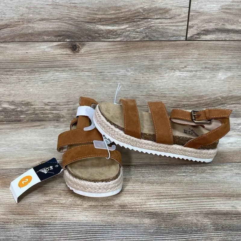 NEW Art Class Agatha Platform Sandals sz 2Y Brown 2Y New