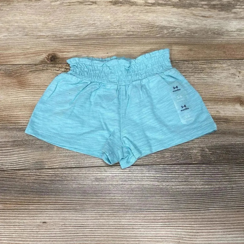 NEW Baby Gap Pull-On Shorts sz 3-6m Aqua 3-6m New