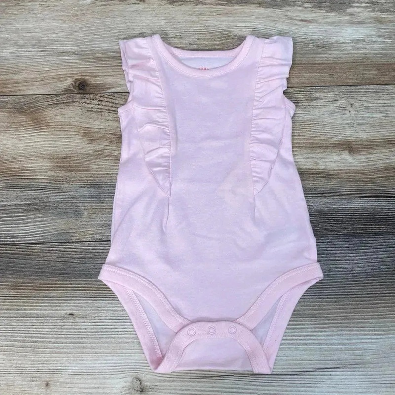 NEW Cat & Jack Ruffle Bodysuit sz 3-6m Pink 3-6m New