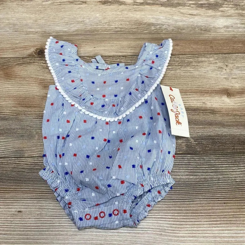 NEW Cat & Jack Striped Romper sz NB Blue NB New