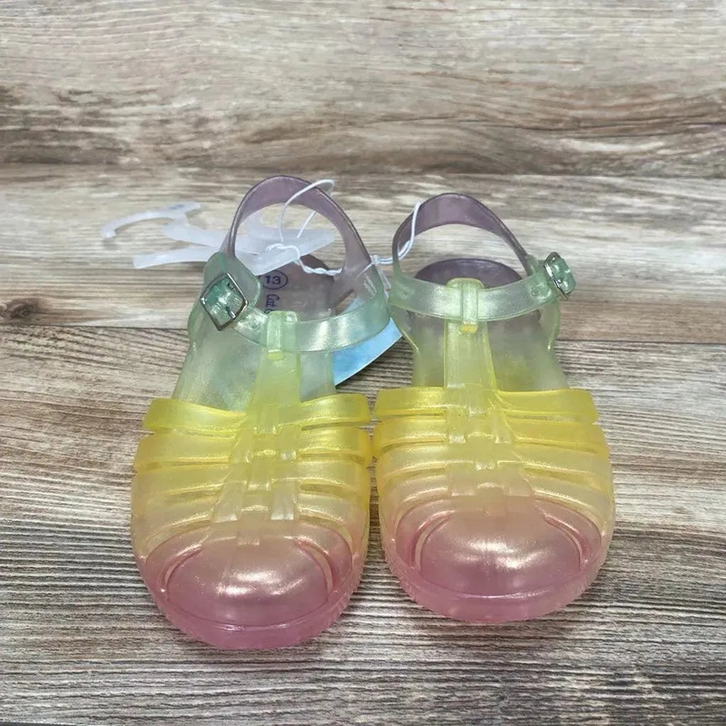 NEW Cat & Jack Summer Jelly Sandals sz 13c Yellow 13c New