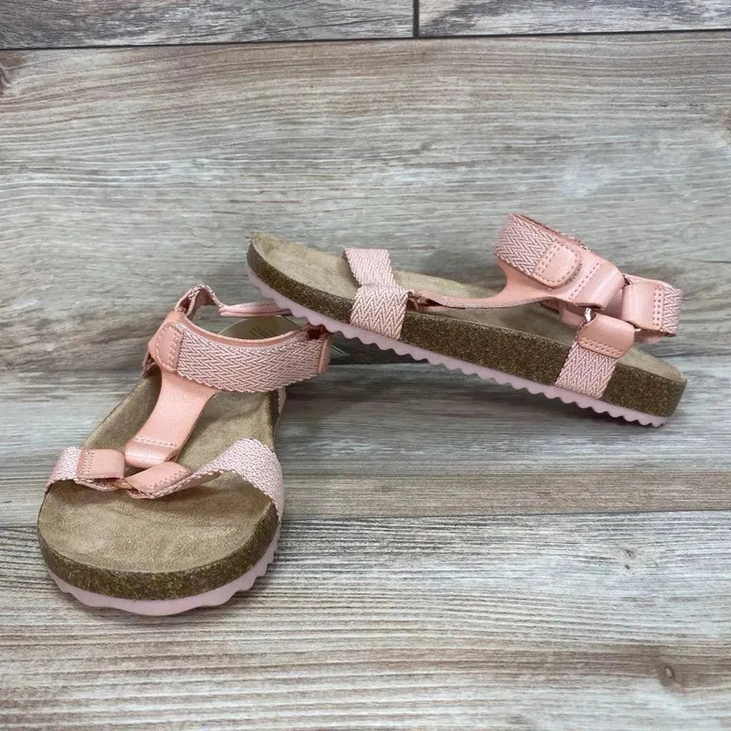 NEW Cat & Jack Val Footbed Sandals sz 1Y Blush 1Y New