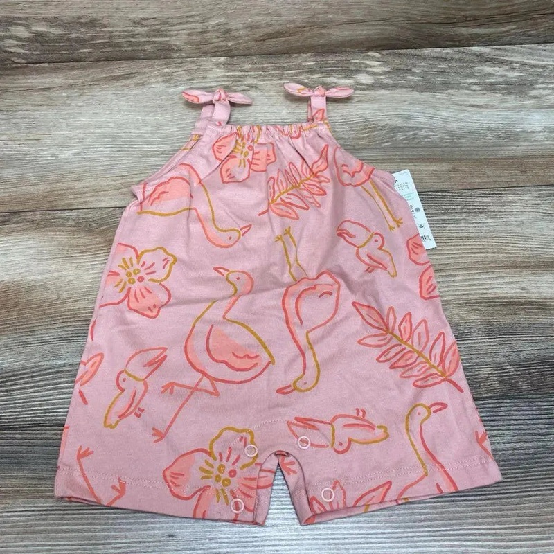 NEW Flamingo Shortie Romper Pink 3m New