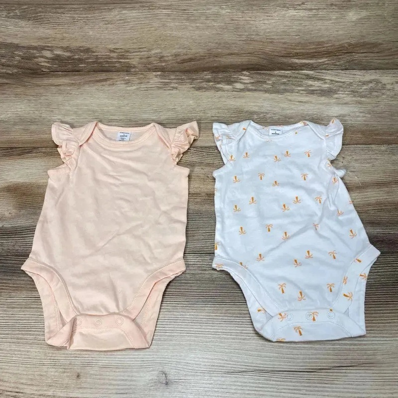 NEW Nordstrom 2pk Bodysuits sz 3m White 3m New