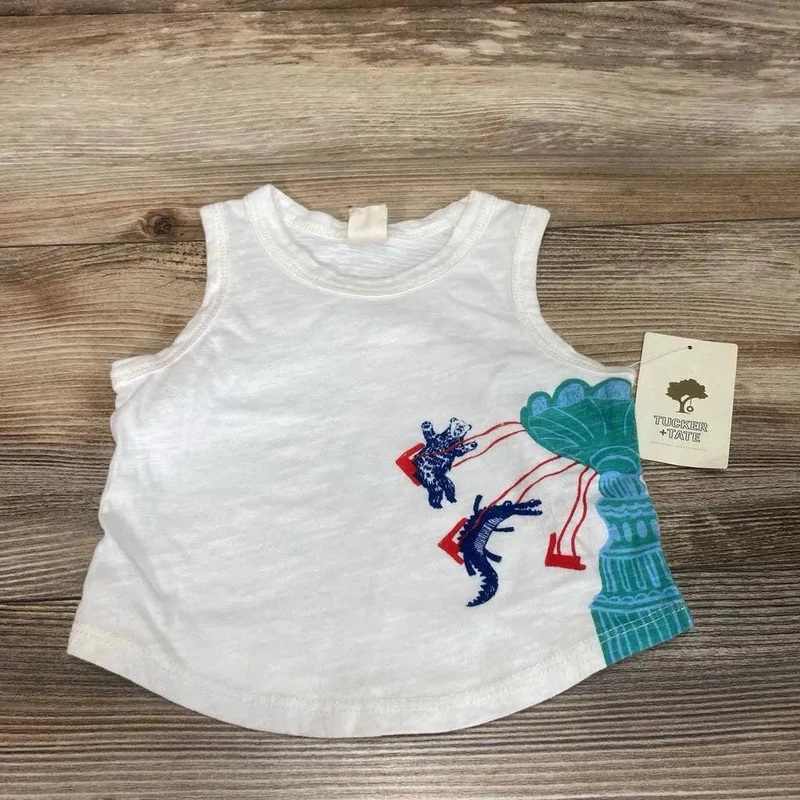 NEW Tucker + Tate Tank Top sz 3m White 3m New