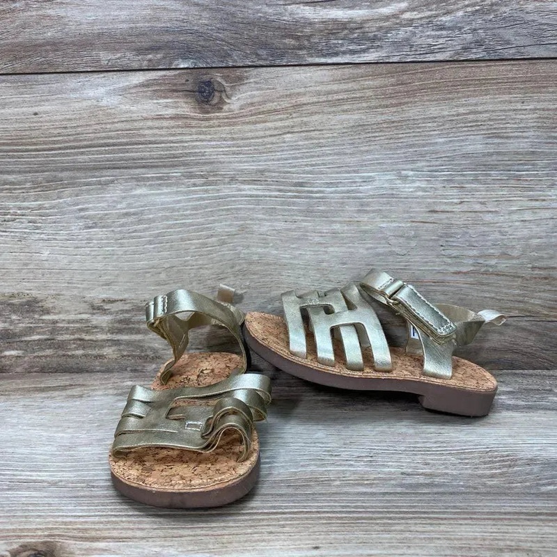 OshKosh Raquel Sandals sz 5c Gold 5c Used
