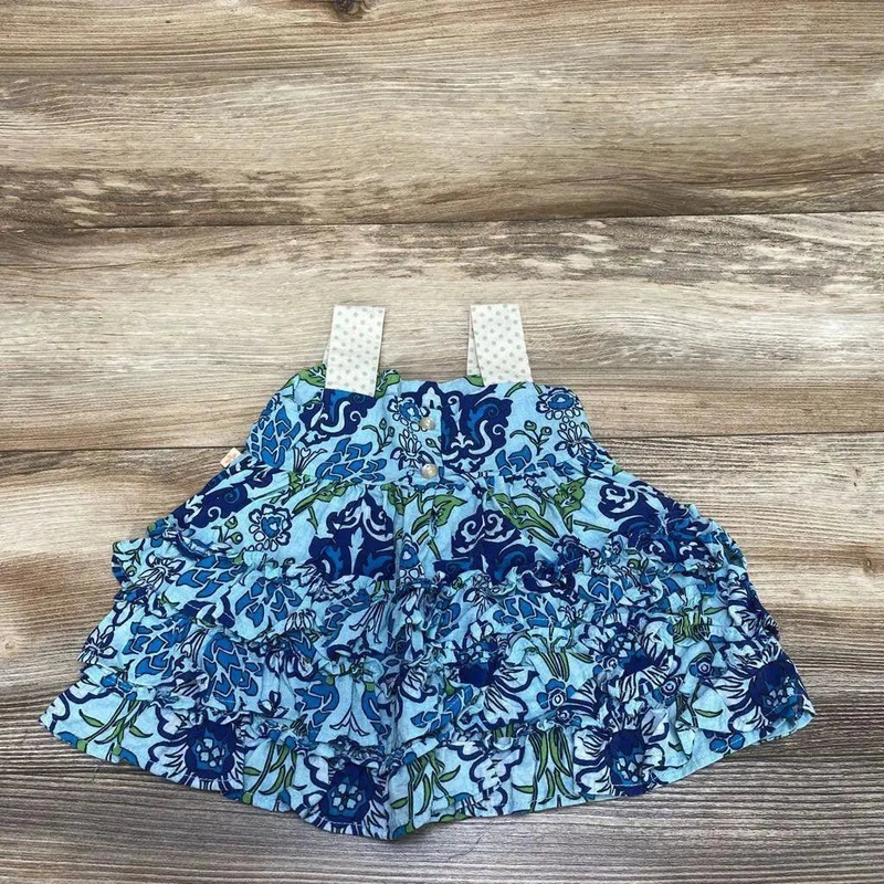 Persnickety Floral Sleeveless Top sz 6-12m Blue 6-12m Used