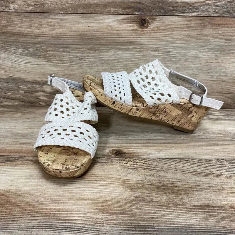 SO Wedge Adriene Sandals sz 3Y White 3Y Used