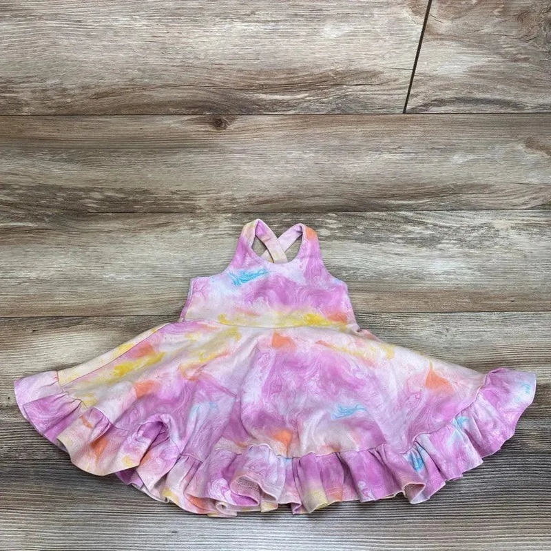 Tie Dye Tank Swing Dress sz 9-12m Pink 9-12m Used