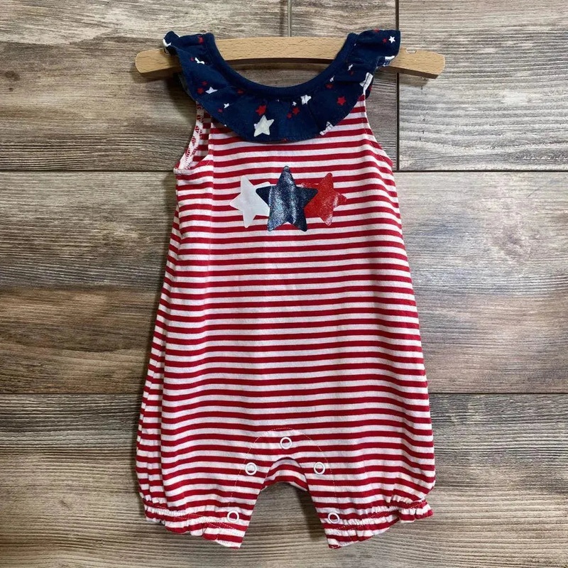 Way To Celebrate Sleeveless Romper sz 0-3m Red 0-3m Used