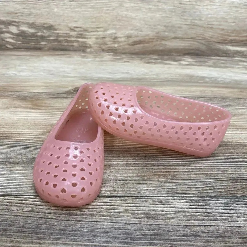 Baby Gap Jelly Ballet Shoes sz 6c Pink 6c Used