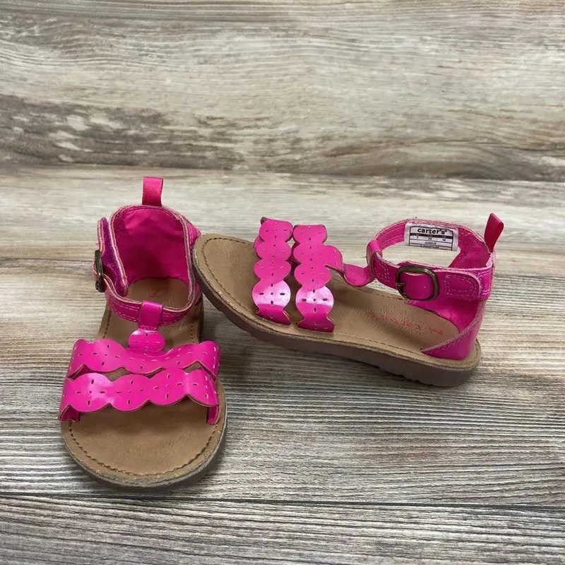 Carter’s Cut Out T-Strap Sandals sz 7c Pink 7c Used