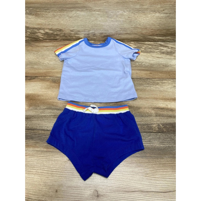 Cat & Jack 2pc Shirt & Shorts Blue sz 3-6m
