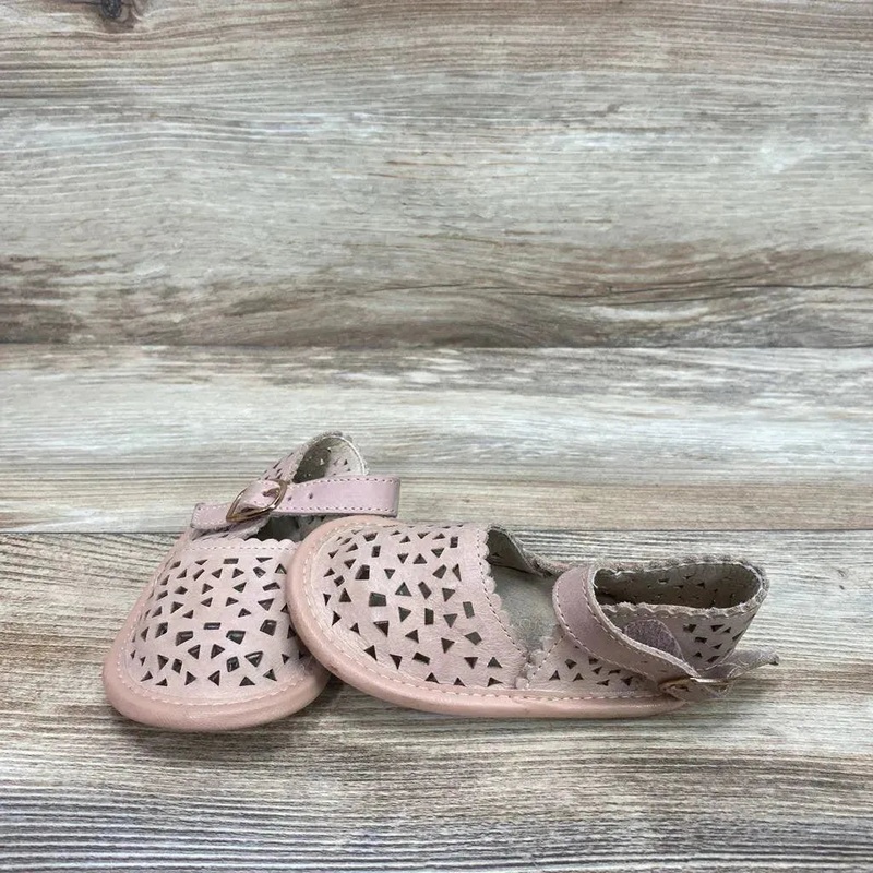 Consciously Leather Pocket Sandals sz 4c Beige 4c Used