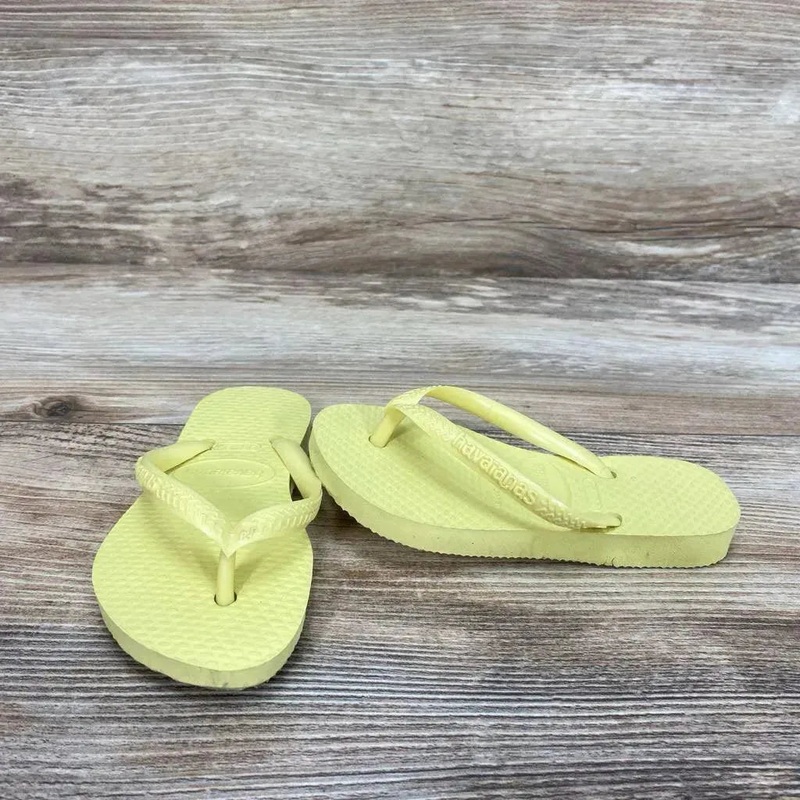 Havaianas Flip Flops sz 9c Yellow 9c Used