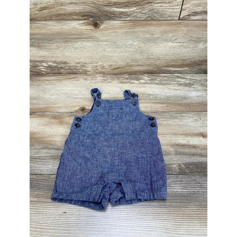 Janie & Jack Chambray Shortall sz 0-3m